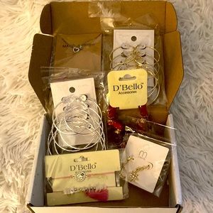 NWT Reseller’s Box Jewelry. 6 items. Individually pictured.